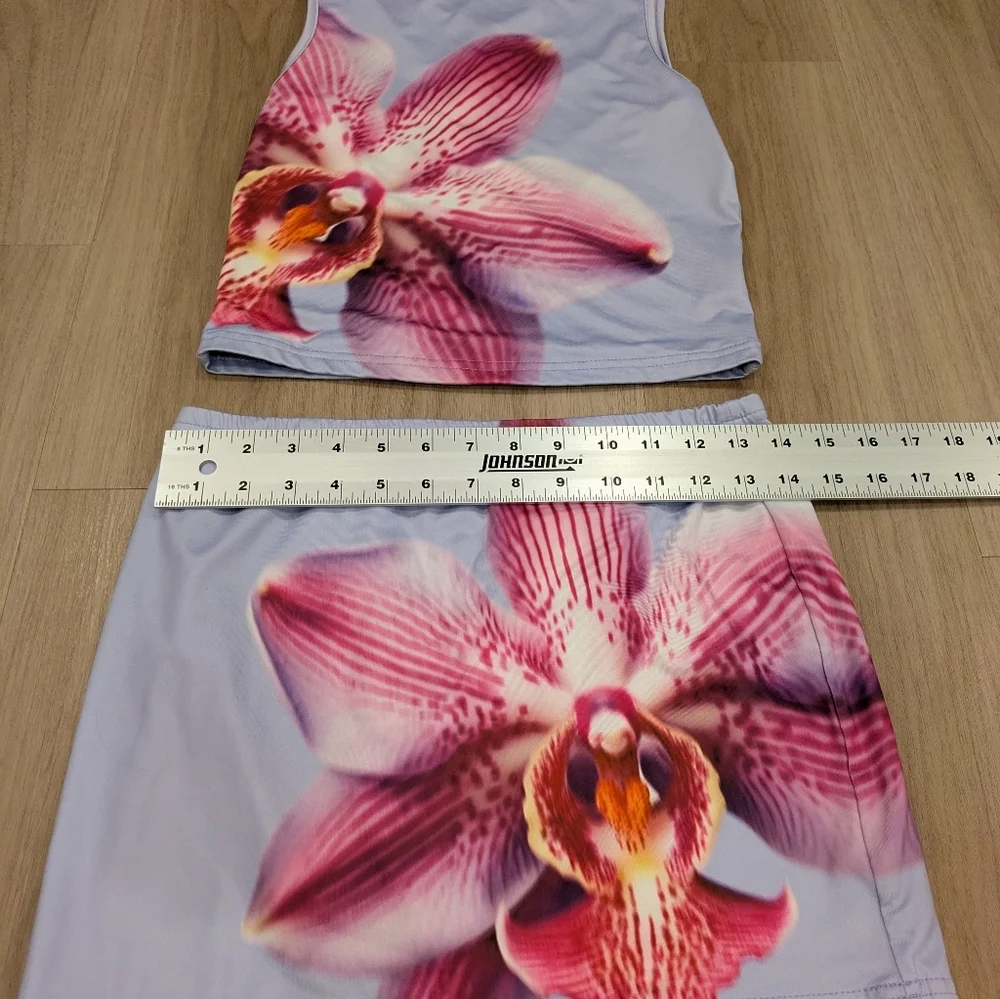 Runway The Label Celeste Orchid Skirit Set Size S